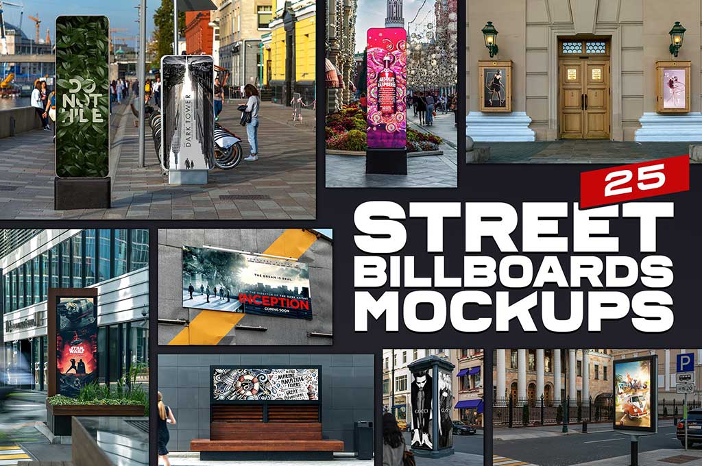 25 Billboard Mockups