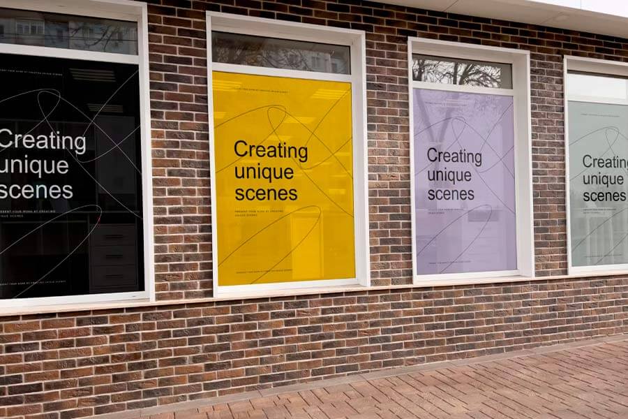 Advertising Poster Mockup