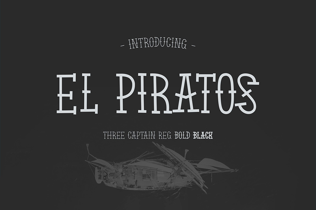 EL PIRATOS – Sailor Tattoo Font