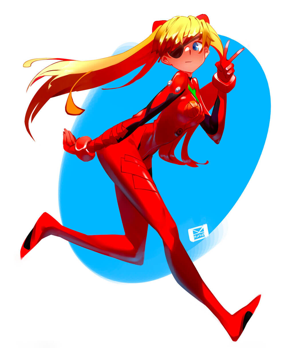 Evangelion Fan Art by Tin Brian Nguyen