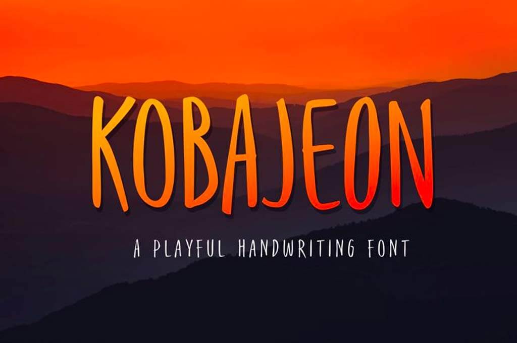 Kobajeon Font