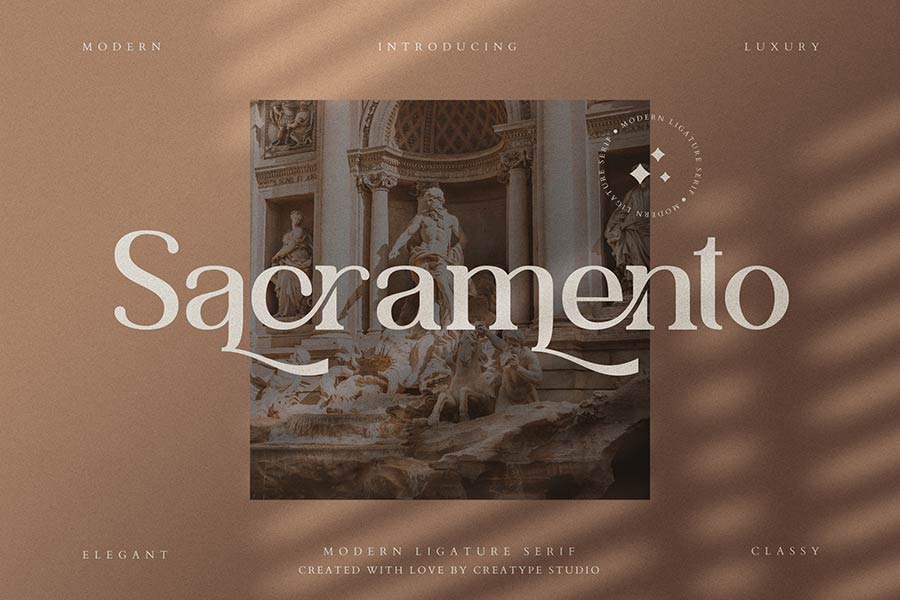 Sacramento Ligature Serif