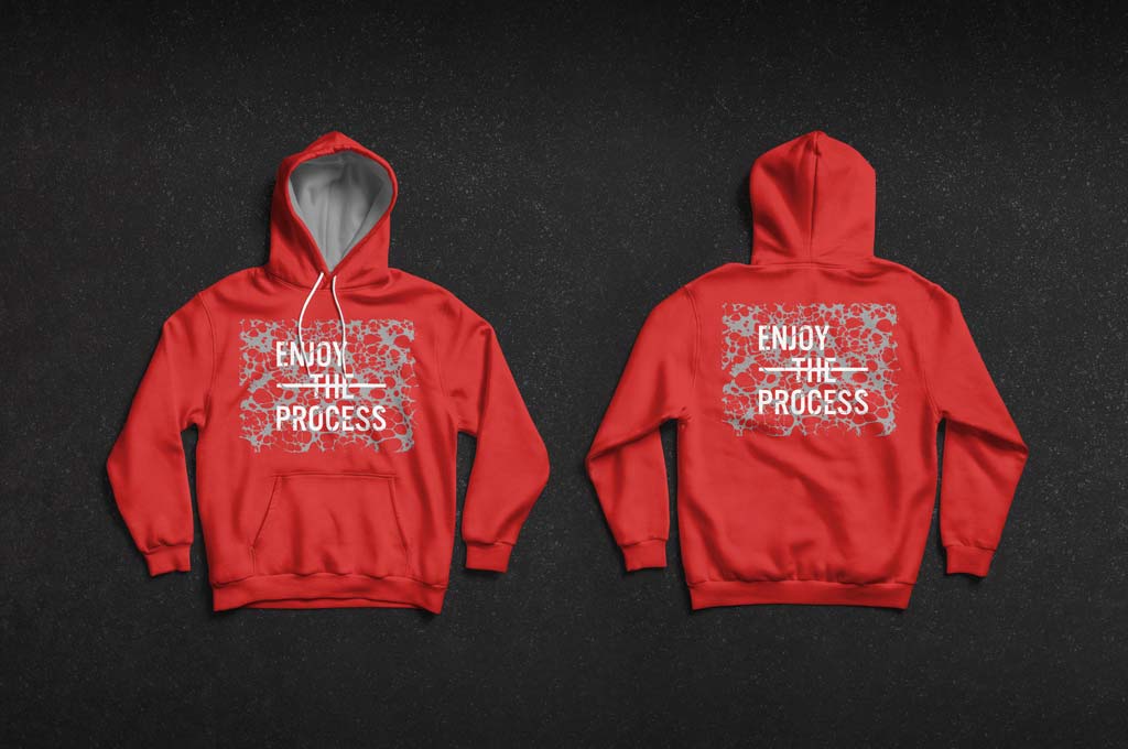 Two Sides Hoodie Mockup
